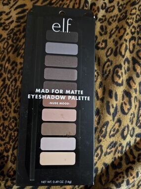 Brand New elf Cosmetics Mad For Matte Eyeshadow Palette